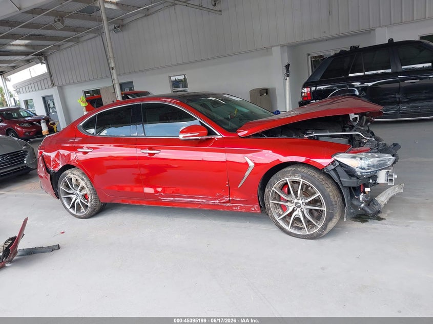 2020 Genesis G70 3.3T Rwd VIN: KMTG54LEXLU056427 Lot: 45395199