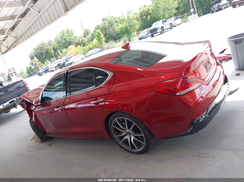2020 Genesis G70 3.3T Rwd VIN: KMTG54LEXLU056427 Lot: 45395199