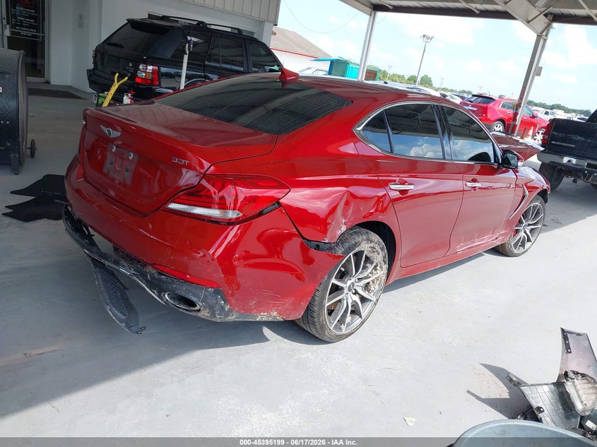 Vin: kmtg54lexlu056427, lot: 45893202, genesis g70 3.3t rwd 20204