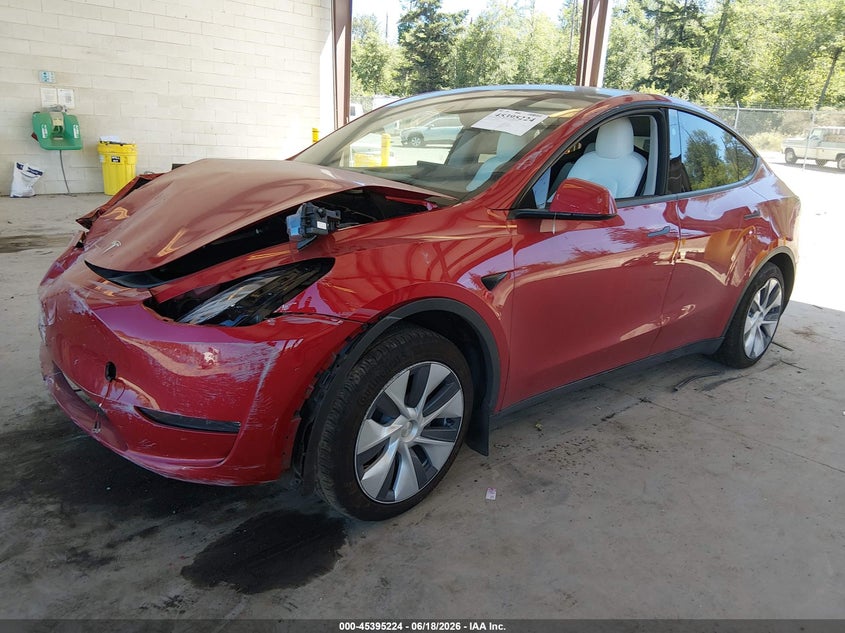 Vin: 7saygdee6pf938285, lot: 45893227, tesla model y awd/long range dual motor all-wheel drive 20232