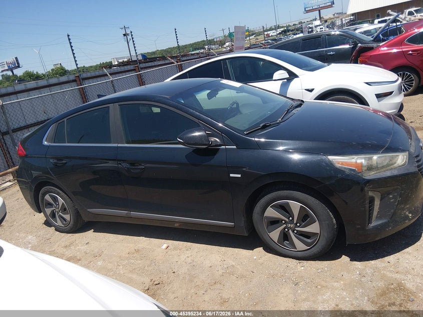 2017 Hyundai Ioniq Hybrid Sel VIN: KMHC75LC8HU054593 Lot: 45395234