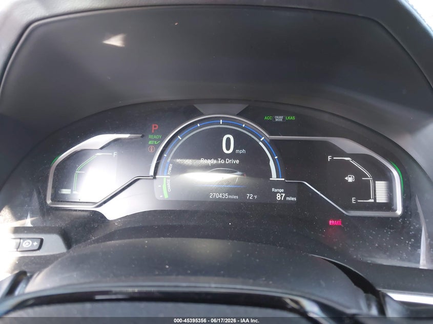 2018 Honda Clarity Plug-In Hybrid Touring VIN: JHMZC5F33JC002482 Lot: 45395356