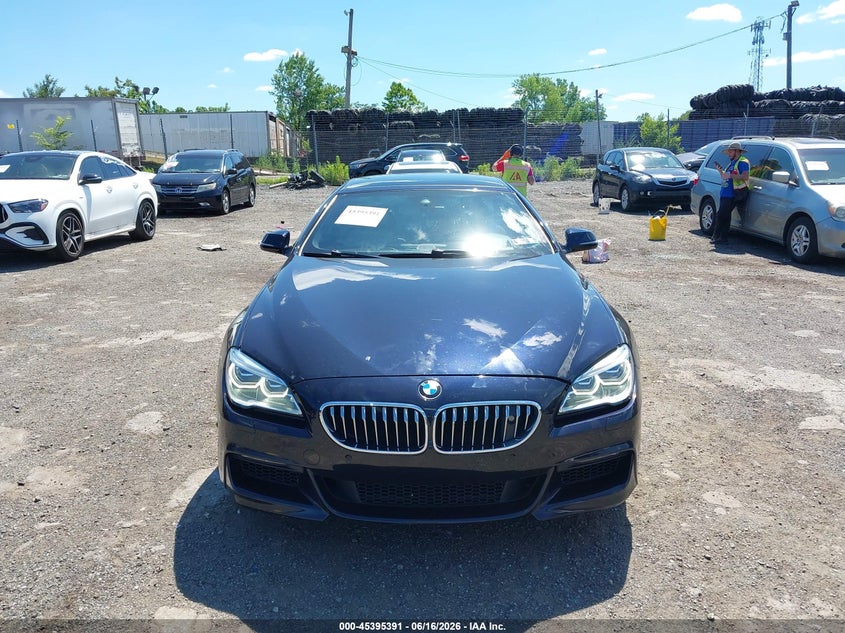 2016 BMW 650I Gran Coupe xDrive VIN: WBA6D6C51GGF94897 Lot: 45395391