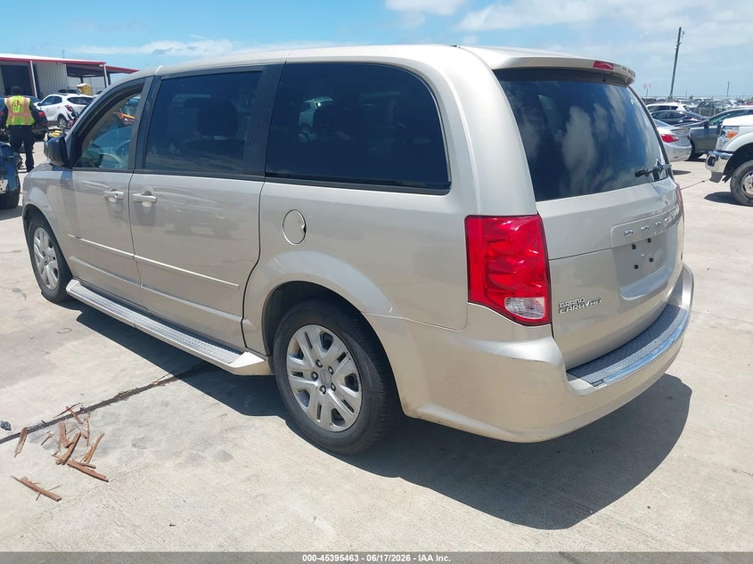 Vin: 2c4rdgbg2gr152103, lot: 45893466, dodge grand caravan se 20163