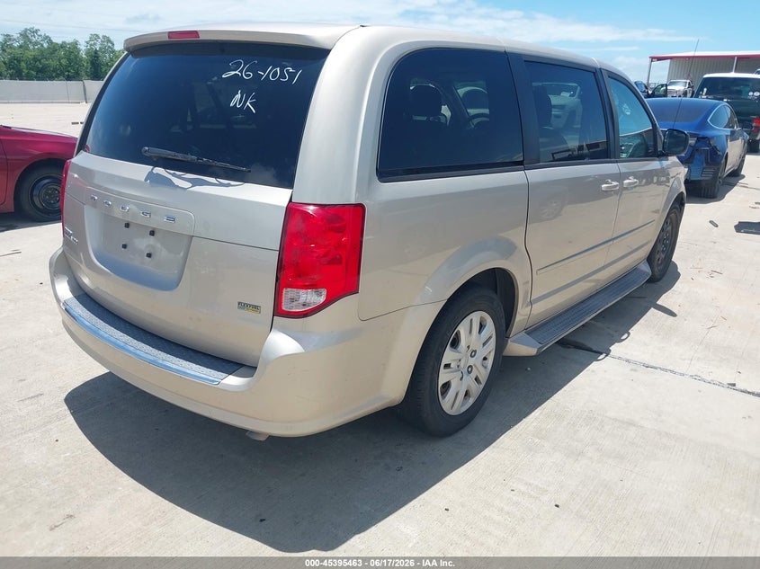 Vin: 2c4rdgbg2gr152103, lot: 45893466, dodge grand caravan se 20164