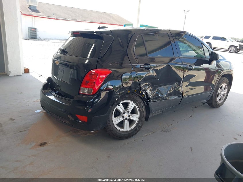 VIN KL7CJKSB1MB315448 2021 CHEVROLET TRAX FWD LS