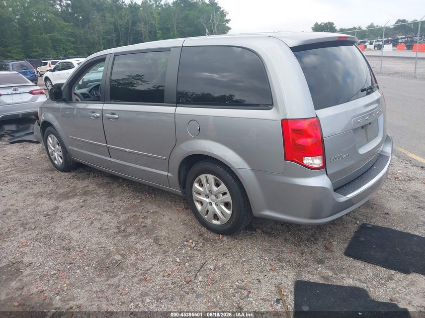 Vin: 2c4rdgbg5gr155707, lot: 45893504, dodge grand caravan se 20163
