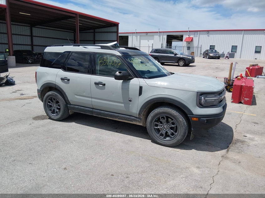 Vin: 3fmcr9b60mra01692, lot: 45893560, ford bronco sport big bend 20211