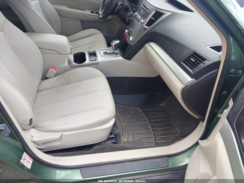 2012 SUBARU OUTBACK SPORT UTILITY VEHICLE 2.5L H-4 VVT, 170HP