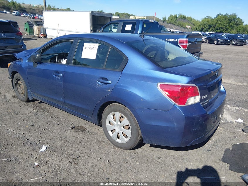 Vin: jf1gjaa67eh006428, lot: 45893677, subaru impreza 2.0i 20143