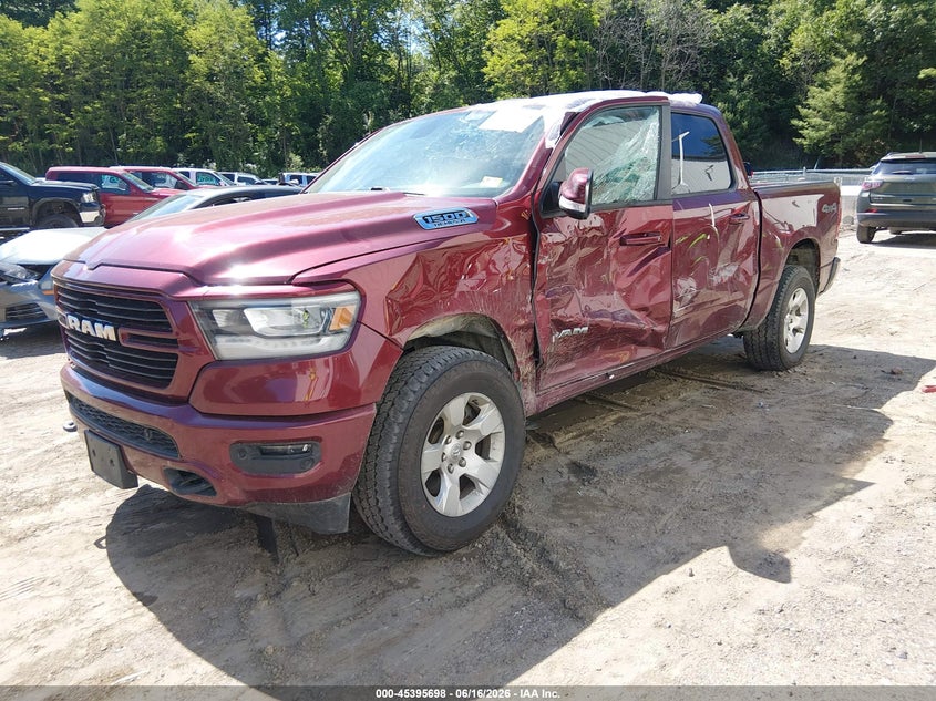 Vin: 1c6srfft1kn830373, lot: 45893701, ram 1500 big horn/lone star  4x4 5'7 box 20192