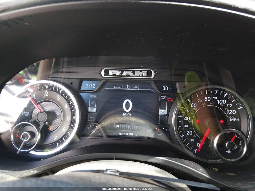 2019 RAM 1500 PICKUP 5.7L V-8 VVT, 395HP