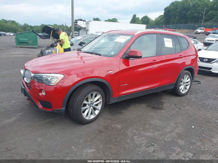 Vin: 5uxwx9c54g0d82157, lot: 45893709, bmw x3 xdrive28i 20162