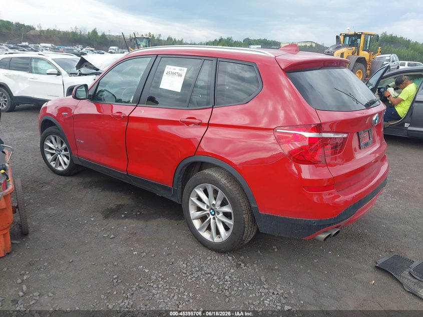 Vin: 5uxwx9c54g0d82157, lot: 45893709, bmw x3 xdrive28i 20163