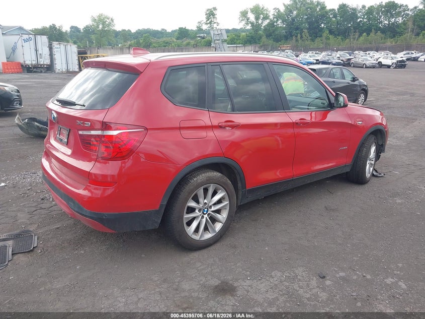 Vin: 5uxwx9c54g0d82157, lot: 45893709, bmw x3 xdrive28i 20164
