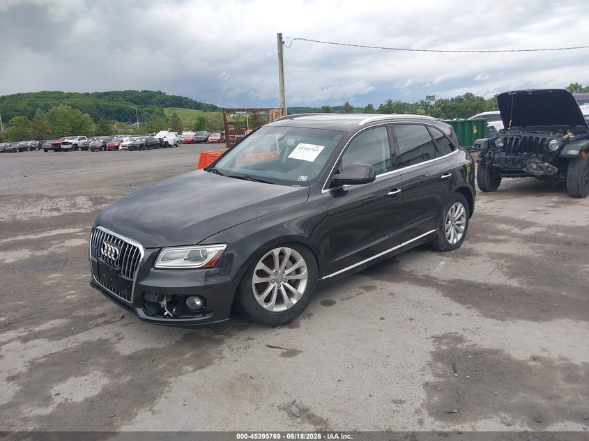 Vin: wa1lfafp9fa078537, lot: 45893772, audi q5 2.0t premium 20152