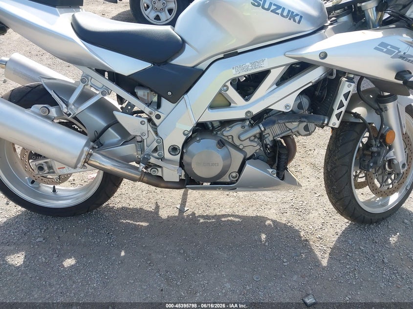 2003 Suzuki Sv1000 Sk3 VIN: JS1VT54A632102922 Lot: 45395798