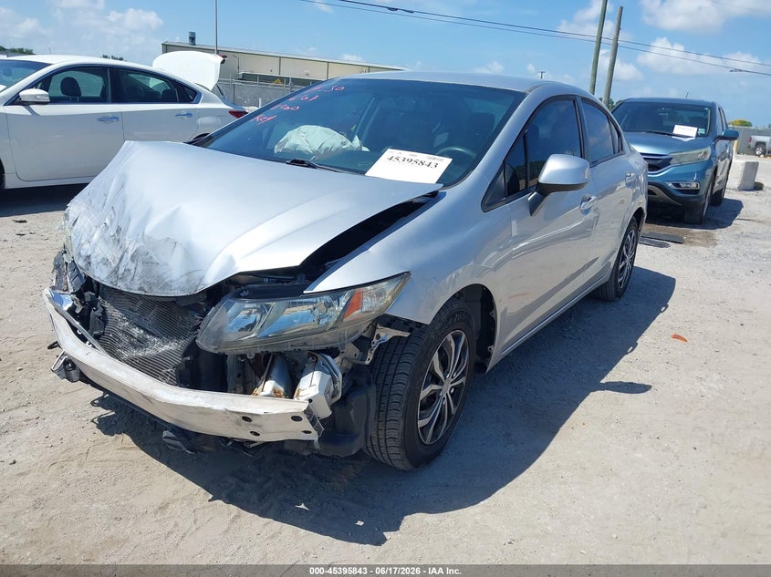 2013 Honda Civic Lx 19XFB2F53DE014300 photo 1