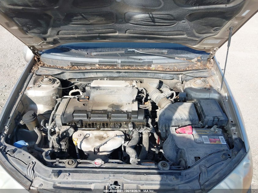 2008 Kia Spectra Ex VIN: KNAFE121X85500606 Lot: 45395881