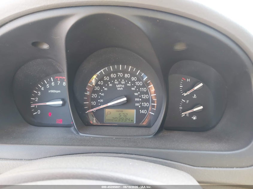 2008 Kia Spectra Ex VIN: KNAFE121X85500606 Lot: 45395881