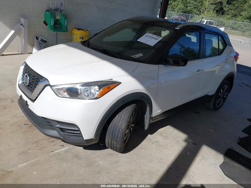 Vin: 3n1cp5cu1kl549106, lot: 45893943, nissan kicks sv 20192
