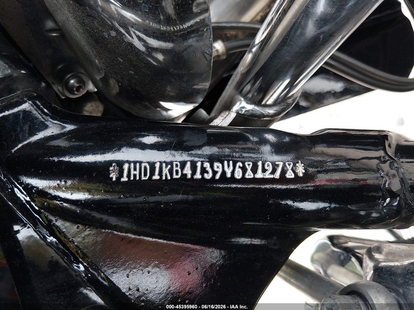 2009 Harley-Davidson Flhx VIN: 1HD1KB4139Y681278 Lot: 45395960