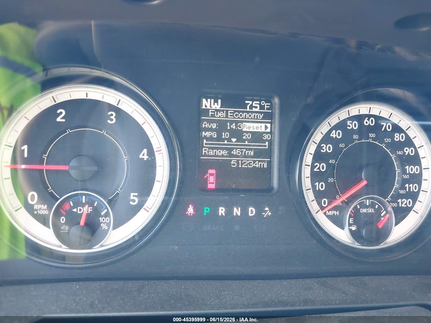 2016 RAM 2500 PICKUP 6.7L I-6 DI, TURBO, 370HP