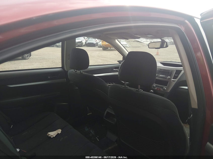 2014 Subaru Legacy 2.5I VIN: 4S3BMAA62E1016563 Lot: 45396146
