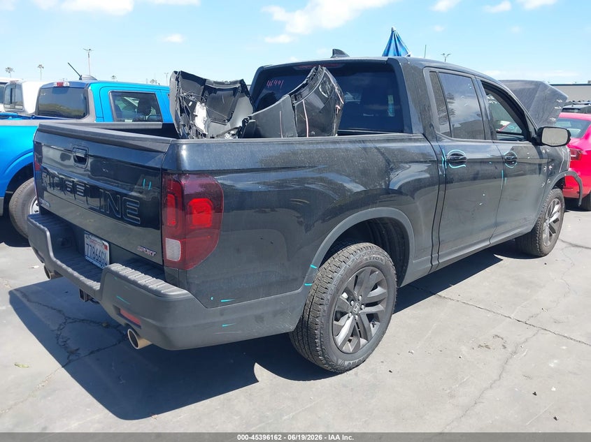 Vin: 5fpyk3f18sb035024, lot: 45894165, honda ridgeline sport 20254