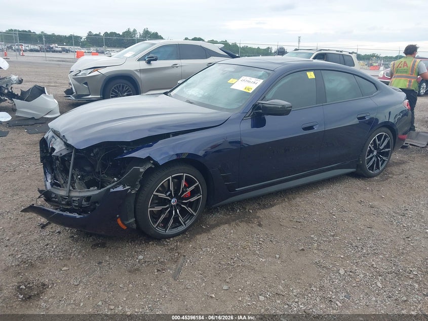 Vin: wby33aw09pfp38452, lot: 45894187, bmw i4 m50 20232