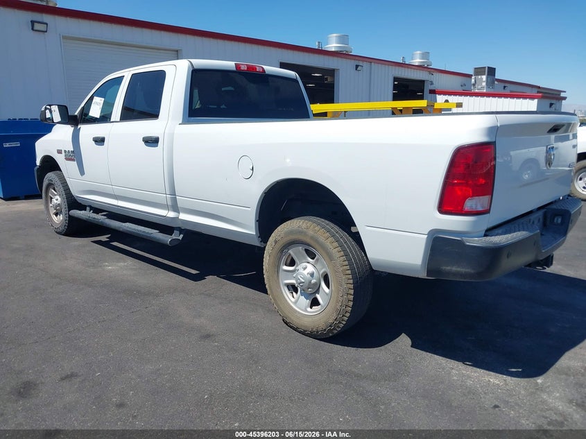 Vin: 3c6ur5hj0jg287569, lot: 45894205, ram 2500 tradesman  4x4 8' box 20183