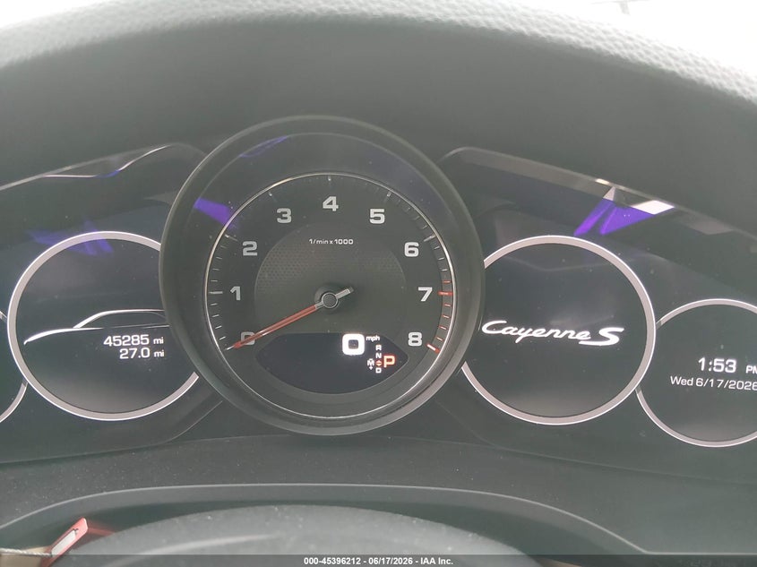 2019 Porsche Cayenne S VIN: WP1AB2AY5KDA61255 Lot: 45396212