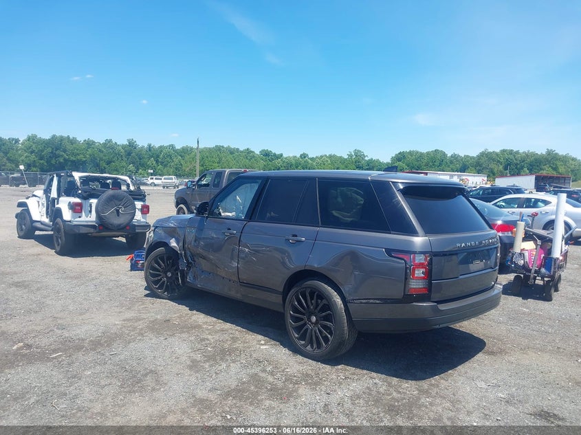 Vin: salgr2fv3ha379383, lot: 45894257, land rover range rover 3.0l v6 supercharged 20173