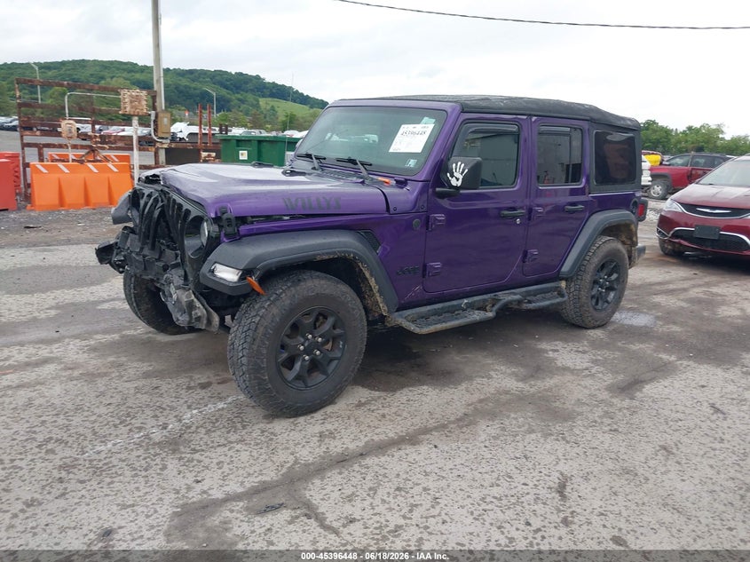 1C4HJXDN8PW533722 2023 JEEP WRANGLER 4-DOOR WILLYS SPORT 4X4 photo 1