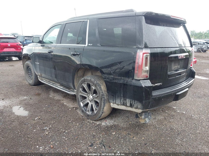 Vin: 1gks2bkc7fr528844, lot: 45894479, gmc yukon slt 20153