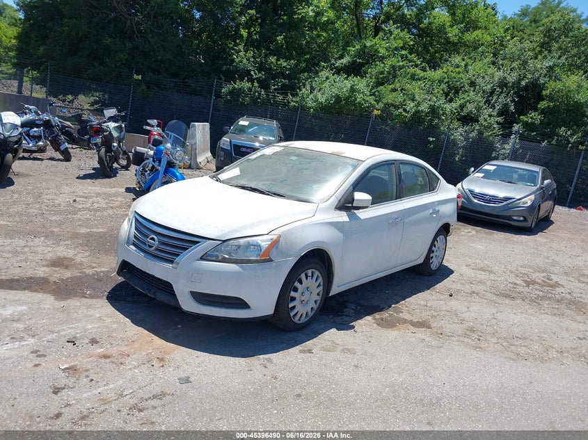 3N1AB7AP4FY373398 2015 Nissan Sentra S photo 1