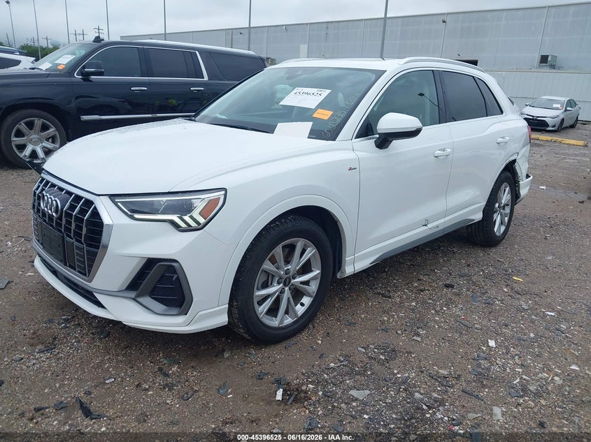 Vin: wa1decf32p1055179, lot: 45894528, audi q3 premium 45 tfsi s line quattro tiptronic 20232