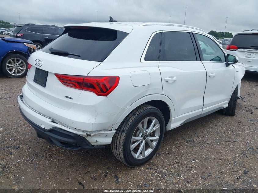 Vin: wa1decf32p1055179, lot: 45894528, audi q3 premium 45 tfsi s line quattro tiptronic 20234