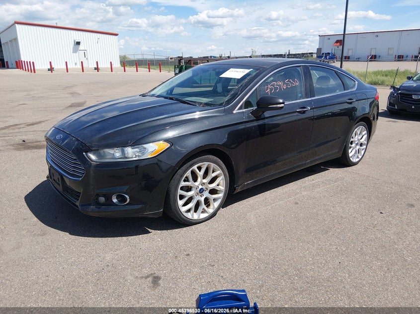 2014 Ford Fusion Titanium 3FA6P0D95ER157891 photo 1