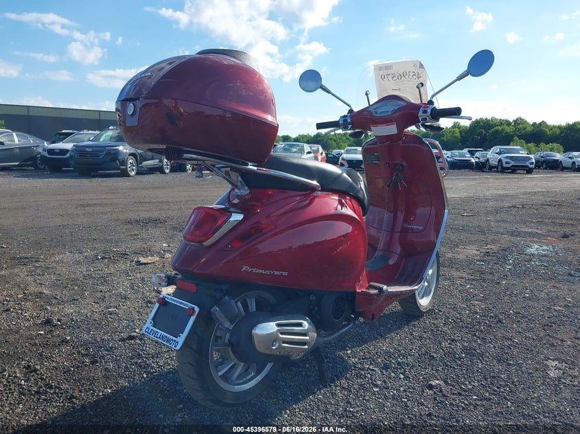 2020 VESPA PRIMAVERA MOTO N/A