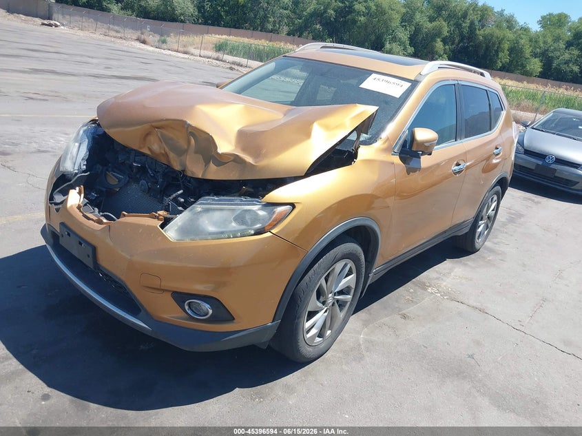 2014 Nissan Rogue Sl 5N1AT2MTXEC776522 photo 1