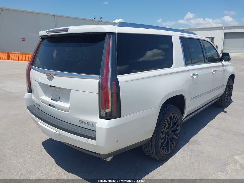 Vin: 1gys4kkjxjr221305, lot: 45894666, cadillac escalade esv platinum 20184