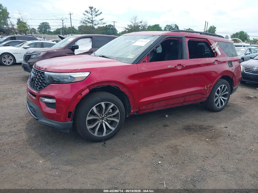 VIN 1FM5K8GC0MGA98972 2021 FORD EXPLORER ST