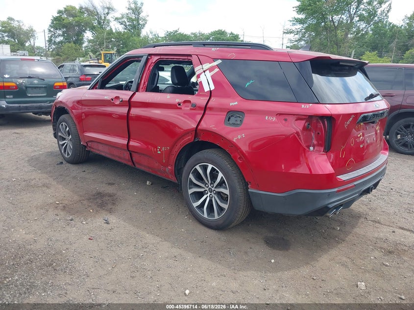 VIN 1FM5K8GC0MGA98972 2021 FORD EXPLORER ST