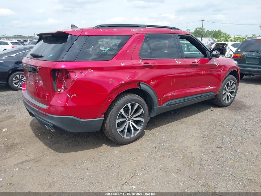 VIN 1FM5K8GC0MGA98972 2021 FORD EXPLORER ST