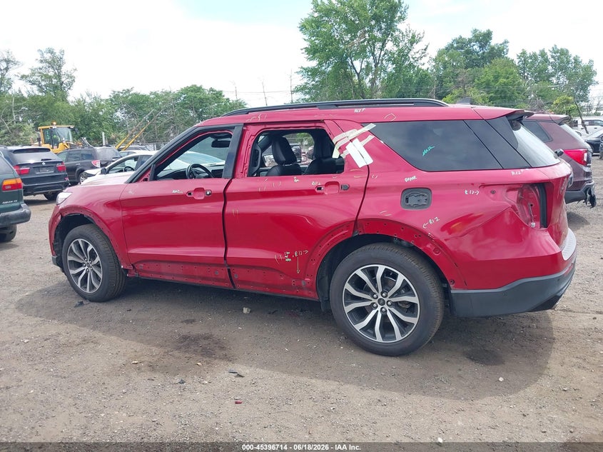 VIN 1FM5K8GC0MGA98972 2021 FORD EXPLORER ST