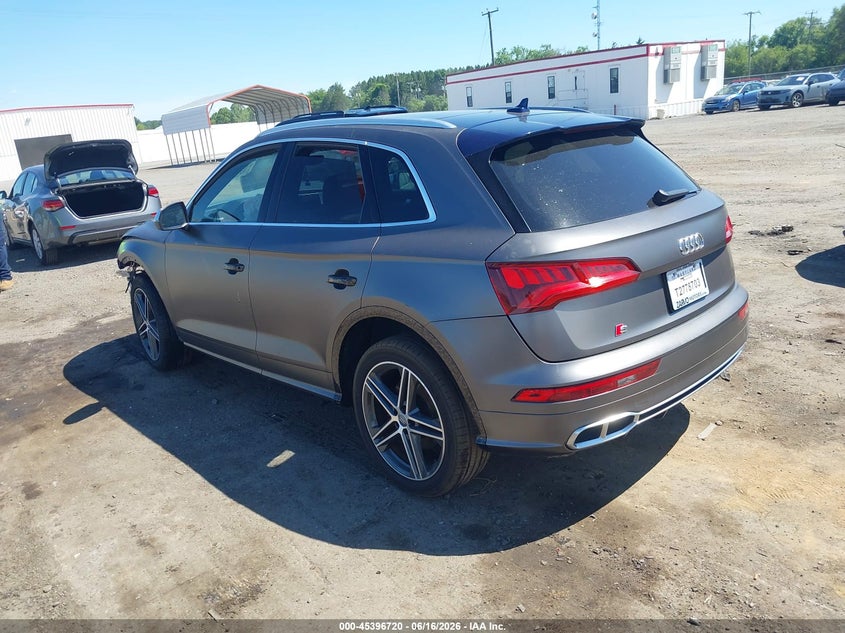 Vin: wa1c4afy0j2223319, lot: 45894723, audi sq5 3.0t premium plus 20183