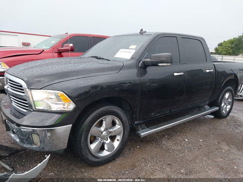Vin: 3c6rr7ltxgg377105, lot: 45894849, ram 1500 big horn 20162