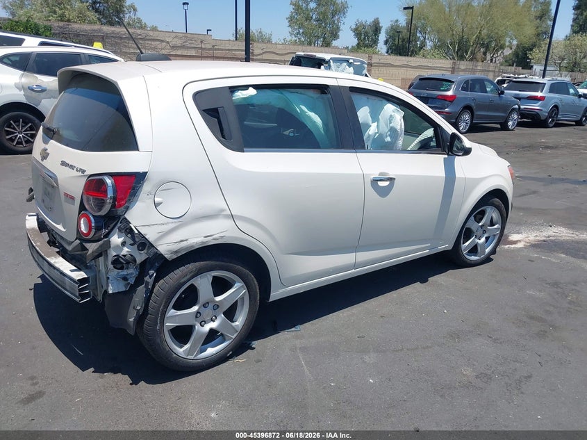 Vin: 1g1je6sb1f4107026, lot: 45894875, chevrolet sonic ltz auto 20154