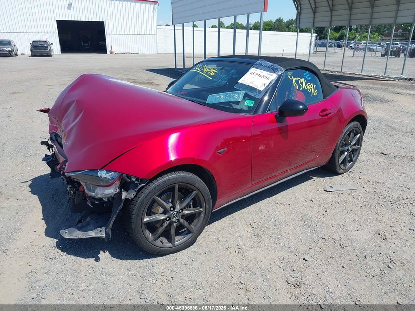 Vin: jm1ndac71k0306040, lot: 45894899, mazda mx-5 miata club 20192